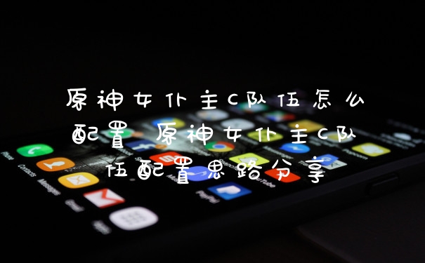 原神女仆主C队伍怎么配置 原神女仆主C队伍配置思路分享