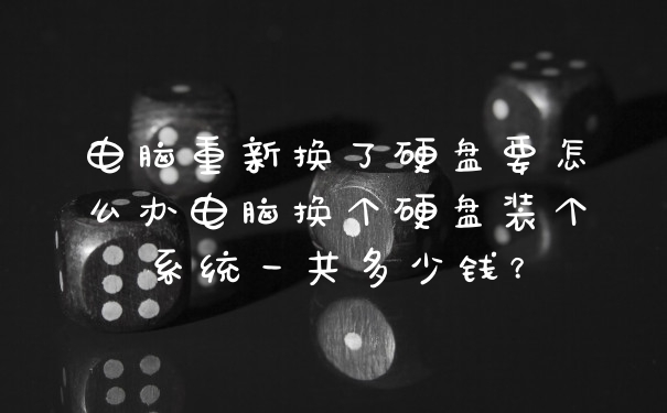 电脑重新换了硬盘要怎么办电脑换个硬盘装个系统一共多少钱？