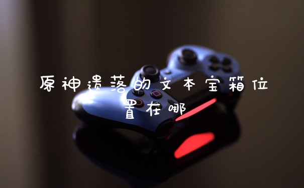原神遗落的文本宝箱位置在哪