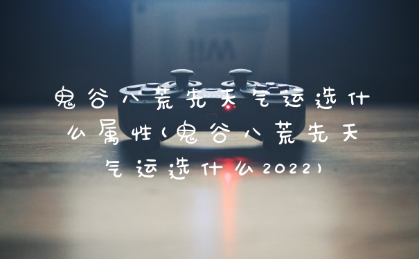 鬼谷八荒先天气运选什么属性(鬼谷八荒先天气运选什么2022)