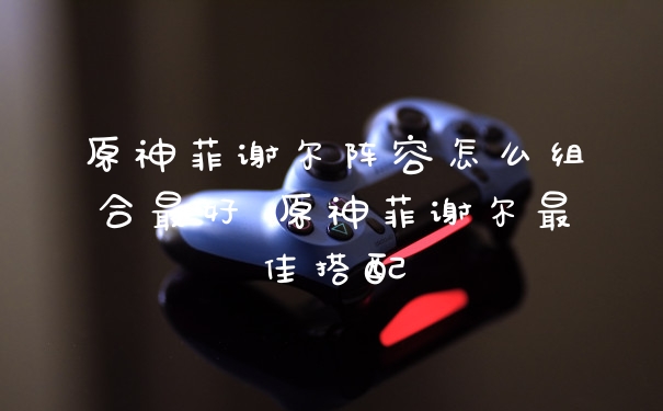 原神菲谢尔阵容怎么组合最好 原神菲谢尔最佳搭配