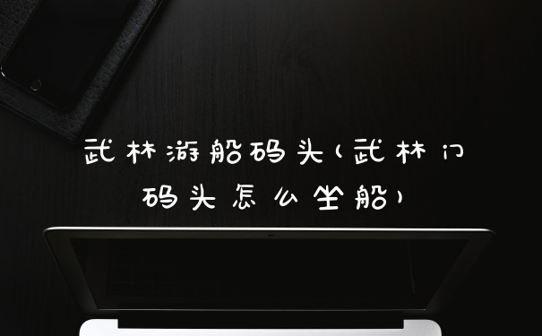 武林游船码头(武林门码头怎么坐船)