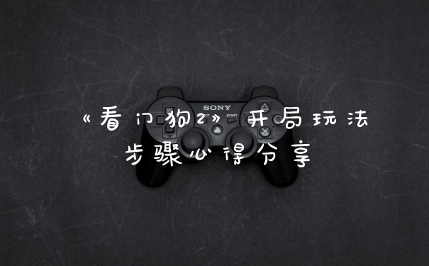 《看门狗2》开局玩法步骤心得分享