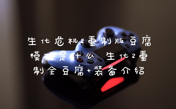 生化危机2重制版豆腐模式是什么 生化2重制全豆腐+装备介绍