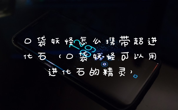 口袋妖怪怎么携带超进化石(口袋妖怪可以用进化石的精灵)