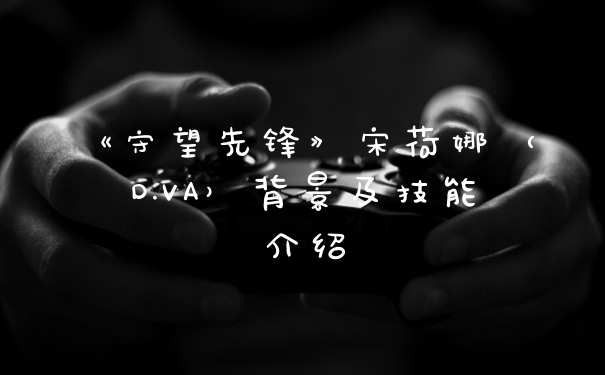 《守望先锋》宋荷娜(D.VA)背景及技能介绍