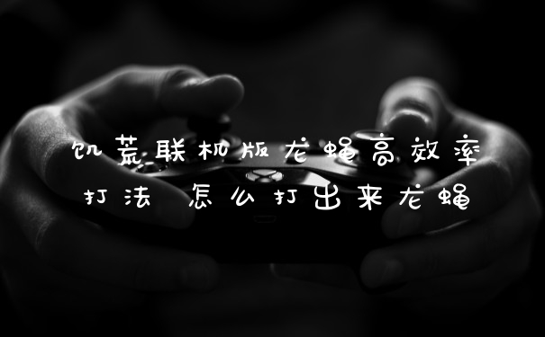 饥荒联机版龙蝇高效率打法 怎么打出来龙蝇