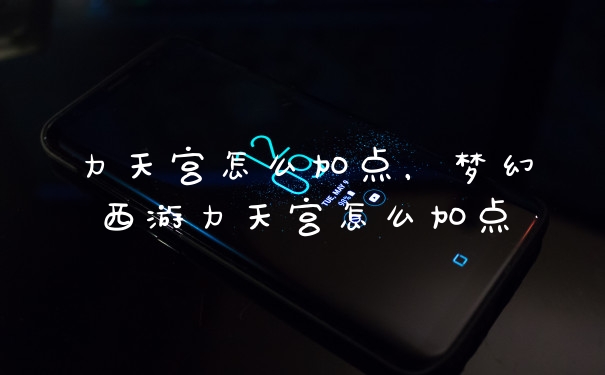 力天宫怎么加点，梦幻西游力天宫怎么加点