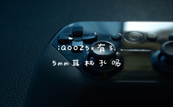 iQOOZ5x有3.5mm耳机孔吗