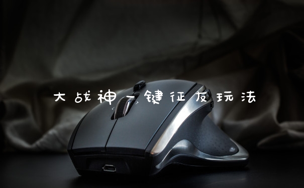 大战神一键征友玩法