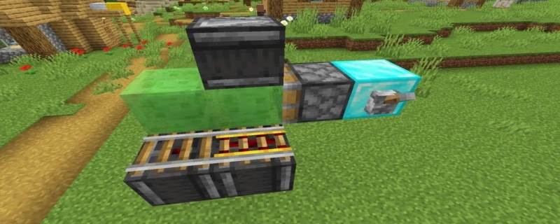 我的世界怎么做刷铁轨机