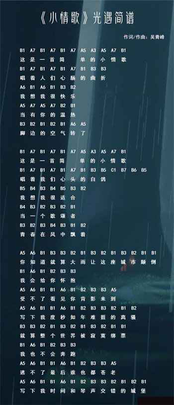 光遇10首热门歌曲琴谱详情推荐