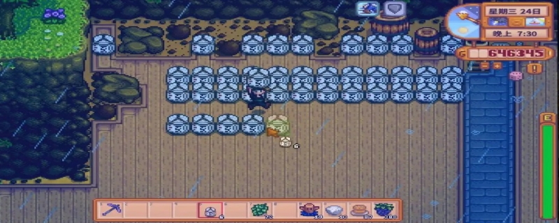 星露谷物语地窖木桶怎么用