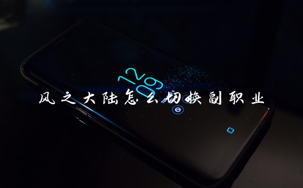 风之大陆怎么切换副职业