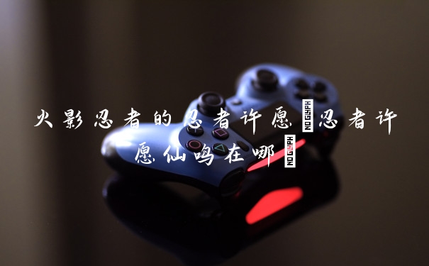 火影忍者的忍者许愿(忍者许愿仙鸣在哪)