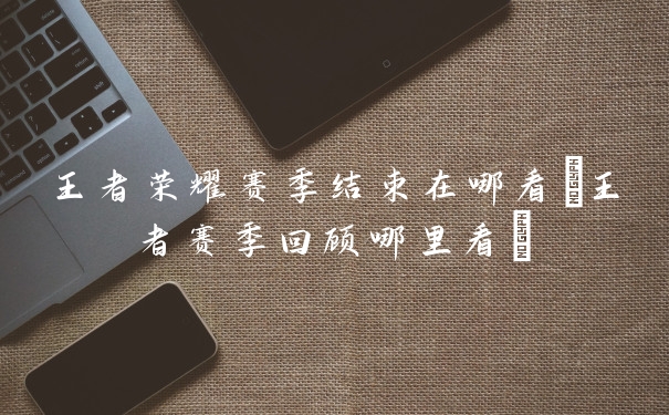 王者荣耀赛季结束在哪看(王者赛季回顾哪里看)