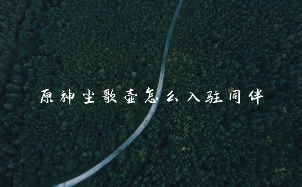 原神尘歌壶怎么入驻同伴