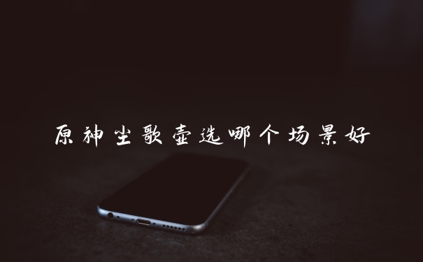 原神尘歌壶选哪个场景好