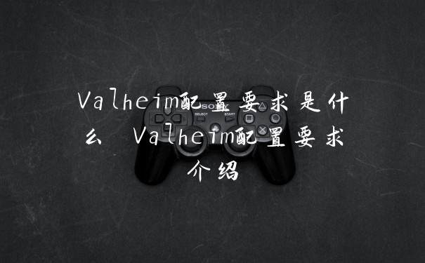 Valheim配置要求是什么 Valheim配置要求介绍