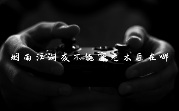 烟雨江湖夜不能寐老木匠在哪