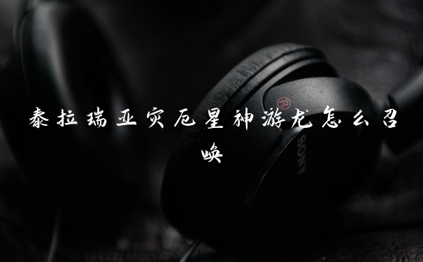 泰拉瑞亚灾厄星神游龙怎么召唤