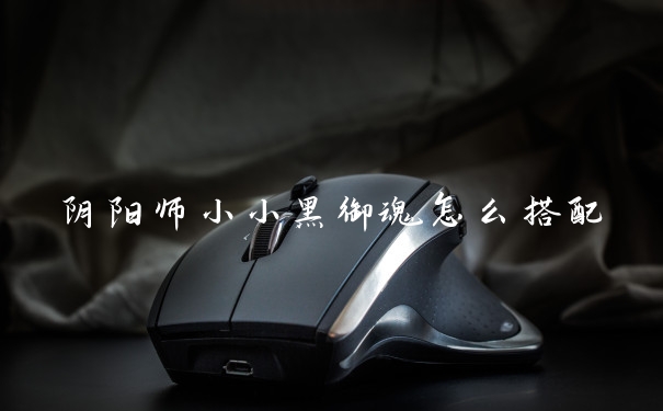 阴阳师小小黑御魂怎么搭配