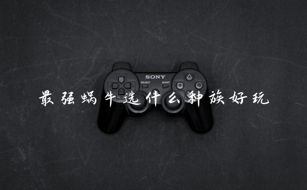 最强蜗牛选什么种族好玩