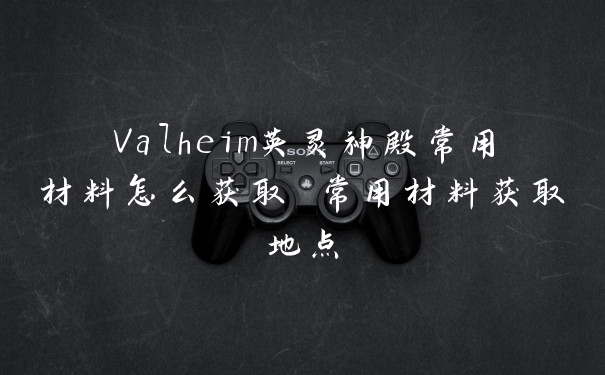 Valheim英灵神殿常用材料怎么获取 常用材料获取地点