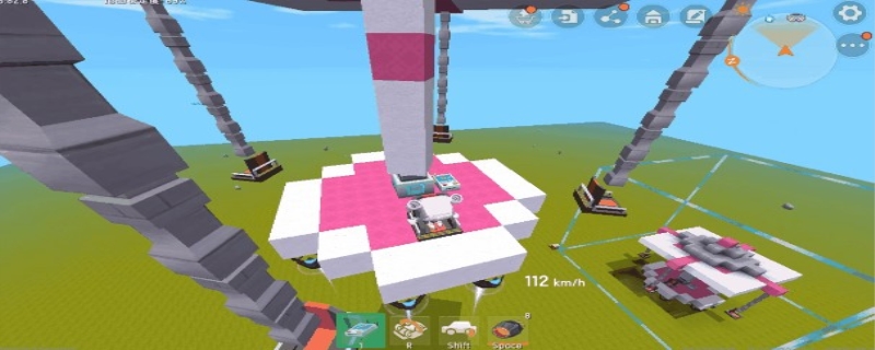 迷你世界游乐园旋转木马怎么做