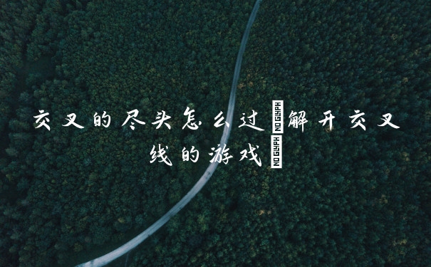 交叉的尽头怎么过(解开交叉线的游戏)