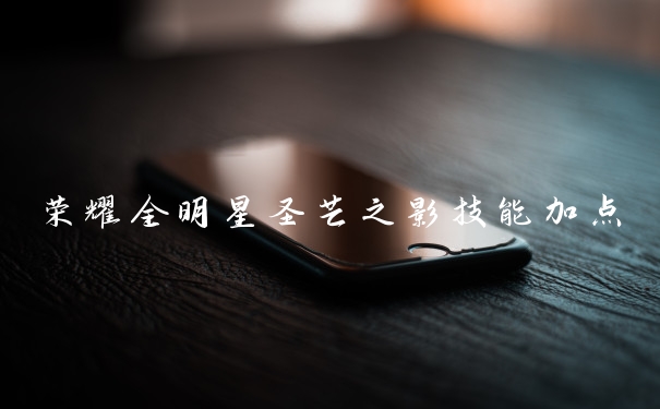 荣耀全明星圣芒之影技能加点