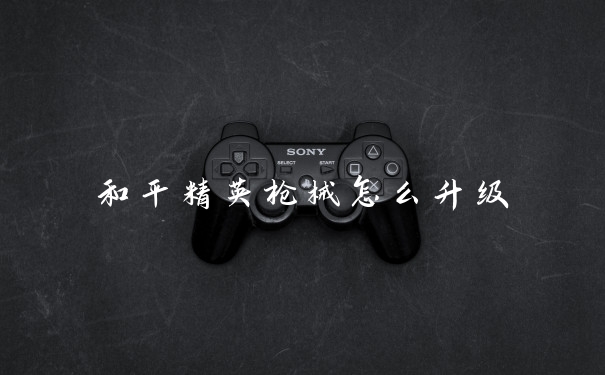 和平精英枪械怎么升级