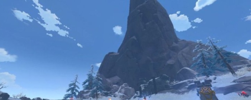 原神雪山三个冰柱位置