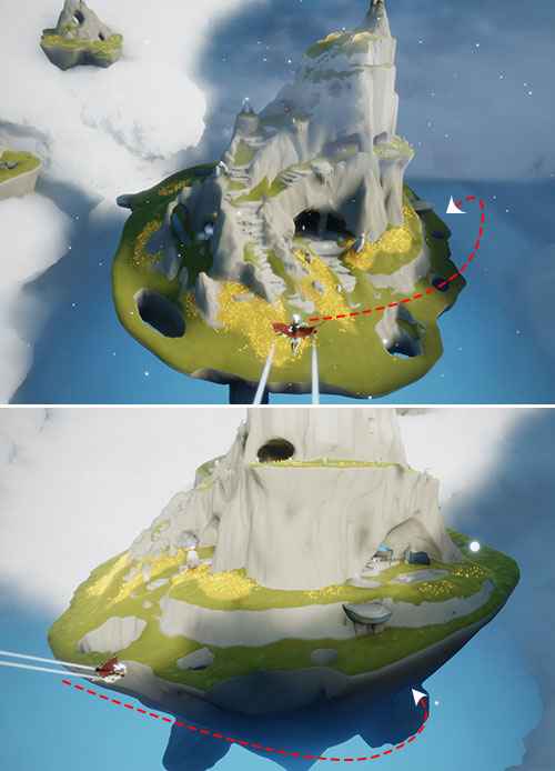 光遇雨林新增的三个光之翼位置图解