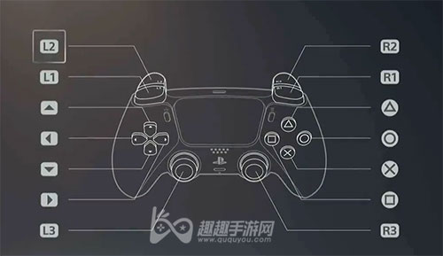 ps5手柄按键图解
