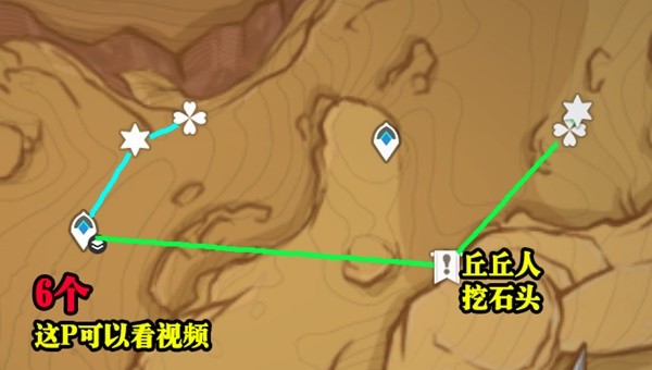 《原神》3.6版悼灵花地面采集路线推荐