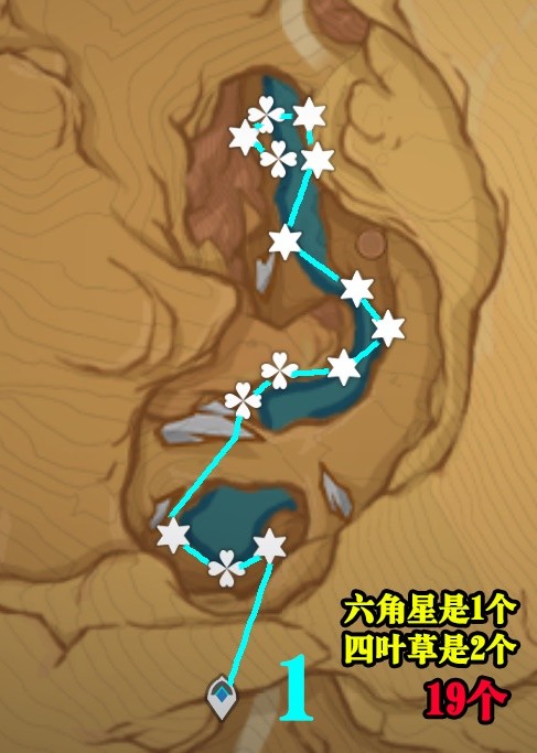 《原神》3.6版悼灵花地面采集路线推荐