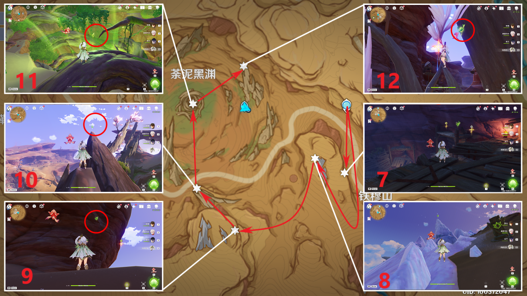 原神3.6草神瞳位置汇总-苍漠囿土草神瞳全收集