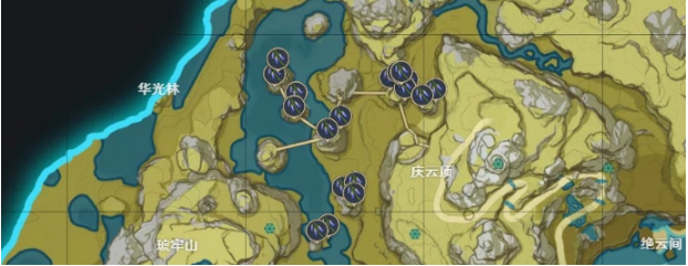 原神琉璃袋采集路线分享