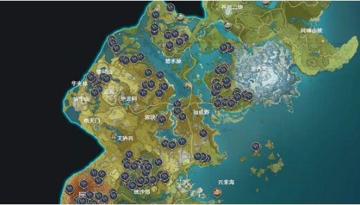 原神琉璃袋采集路线分享