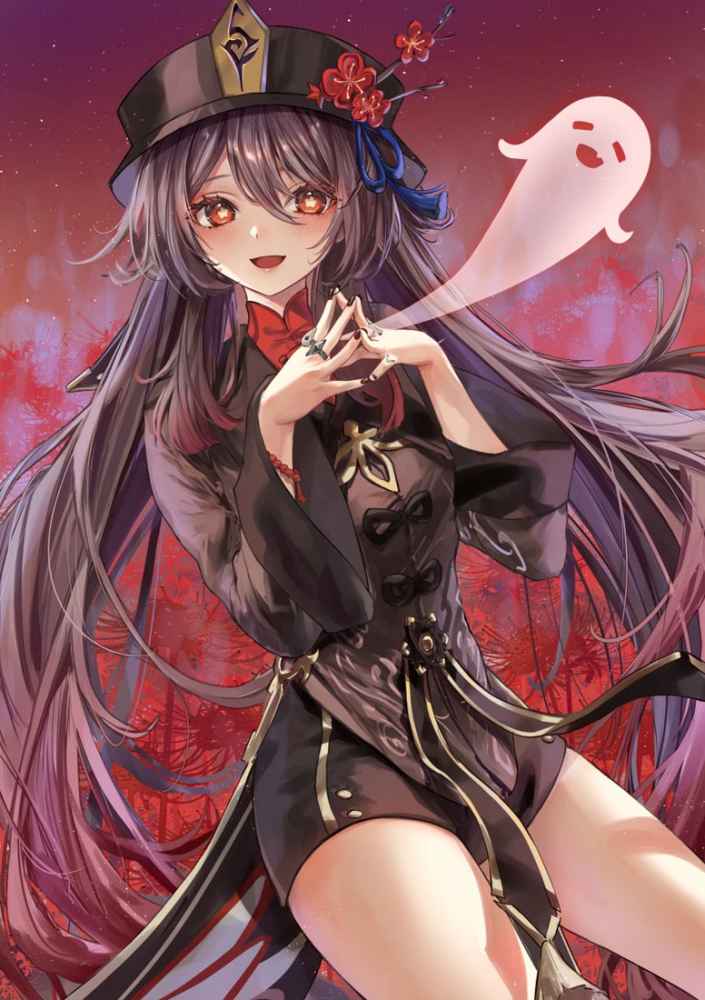 原神胡桃壁纸超清原图4k-胡桃绝美高清无水印手机壁纸分享