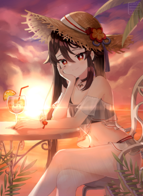 原神胡桃壁纸超清原图4k-胡桃绝美高清无水印手机壁纸分享