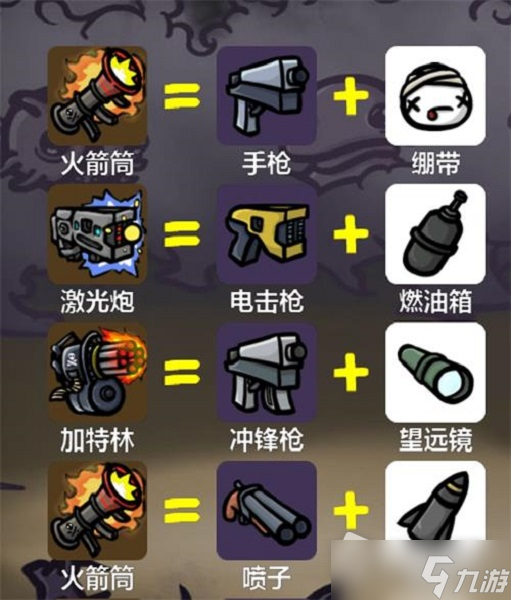 《土豆地下城》超武合成表介绍