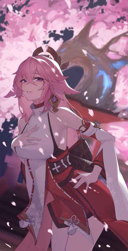 八重神子壁纸高清竖屏-原神八重神子超高清手机壁纸