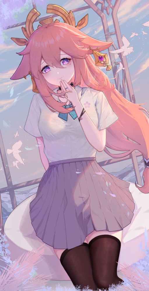 八重神子壁纸高清竖屏-原神八重神子超高清手机壁纸