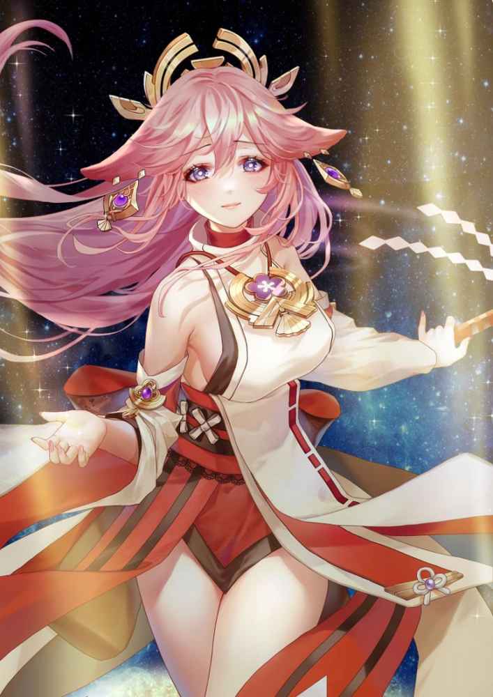 八重神子壁纸高清竖屏-原神八重神子超高清手机壁纸