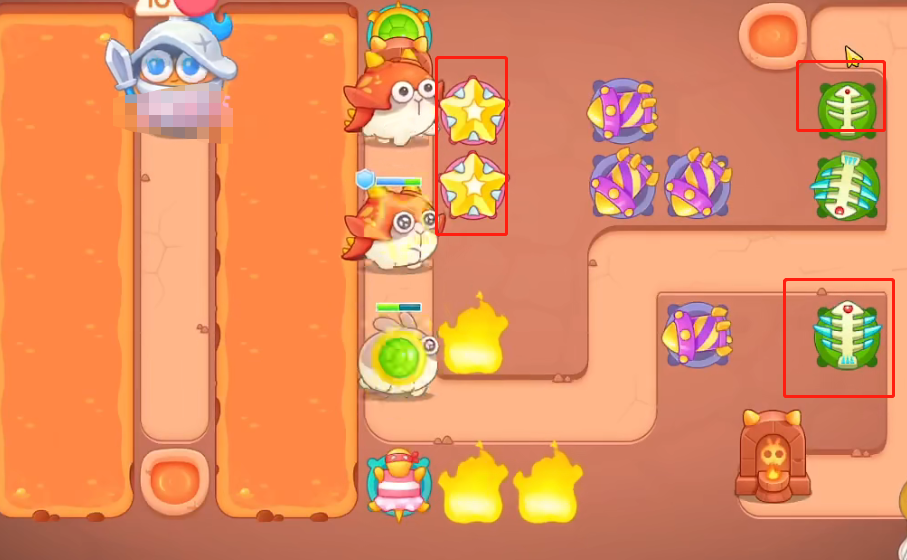 保卫萝卜4饿龙传说第44关怎么通关-饿龙传说第44关满星必看攻略