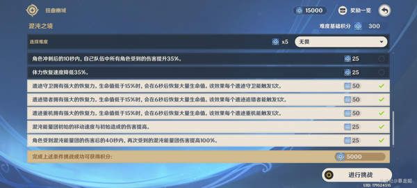 原神混沌之境怎么打出来-混沌之境低练度5000攻略