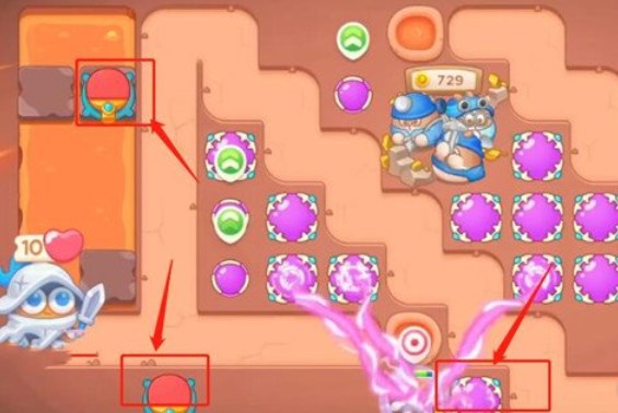 保卫萝卜4饿龙传说第46关怎么通关-饿龙传说第46关满星必看攻略