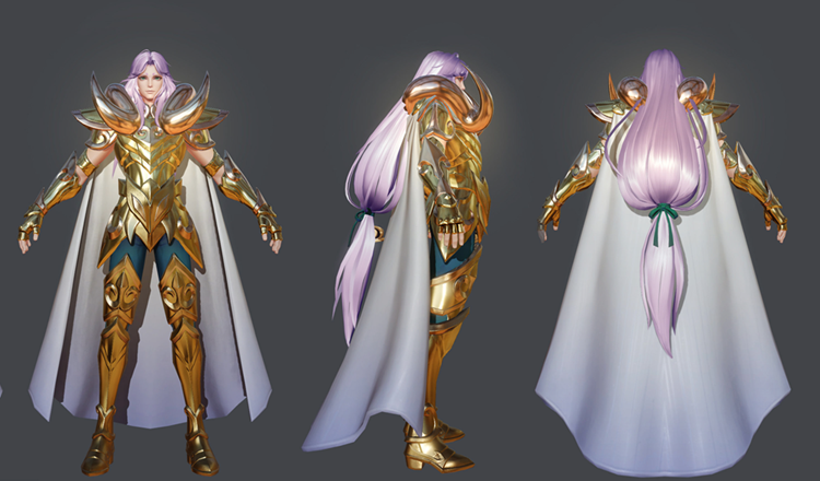 王者荣耀黄金白羊座皮肤特效显示